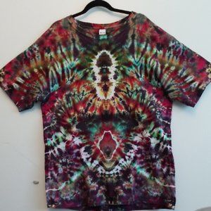 Men's XL, NWT, One-of-a-kind, Hand tied & dyed Tee